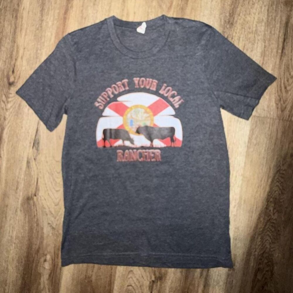 Unbranded Men's Grey and Black T-shirt